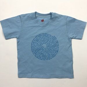 Light Blue Itsy Bitsy Spider Toddler Shirt 3T